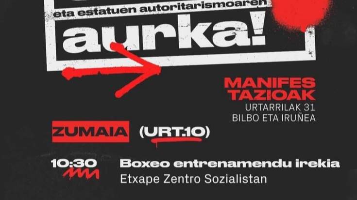 GKSren boxeo entrenamendu irekia eta kirol ikuskizuna