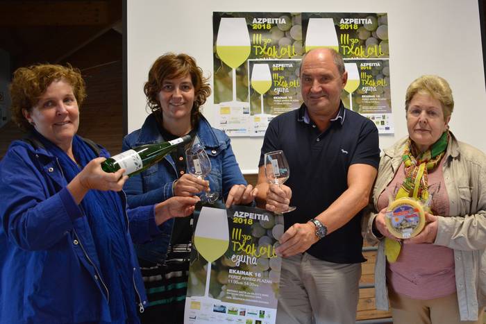 Inoiz baino upategi gehiago izango da larunbatean Azpeitiko III. Txakolin Egunean