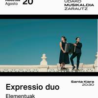 Udako Musikaldia: 'Elementuak' (Expressio Duo)