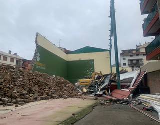 Trafiko mozketak izango dira bihar eta hurrengo astean frontoia eraisteko lanengatik