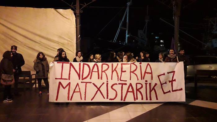 Oriotarrak ere kalera atera dira indarkeria matxistaren aurka