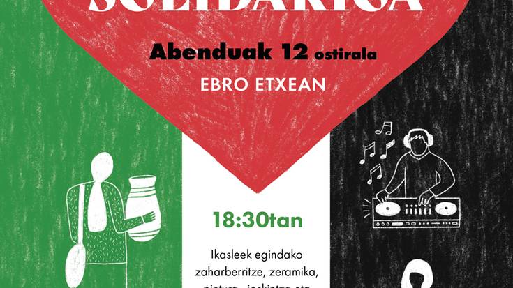 Palestinaren aldeko Azoka solidarioa