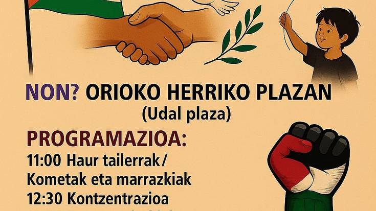 Jaialdia: Palestinari bakea eta askatasuna adierazteko egitasmoa