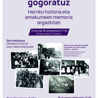 Lan saioa: 'Ez ahazteko gogoratuz'