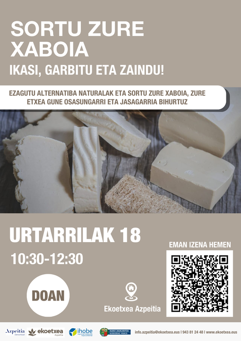 Tailerra: 'Sortu zure xaboia'