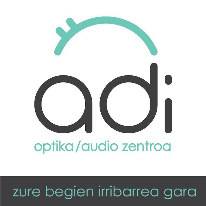 ADI optika eta audio zentroa logotipoa