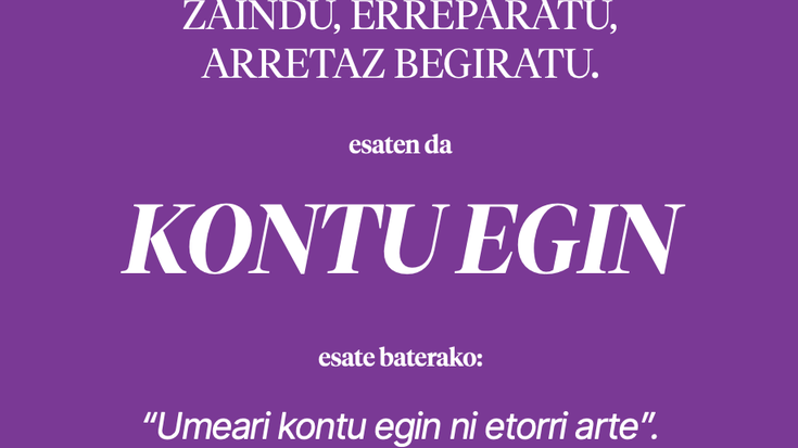 Kontu egin