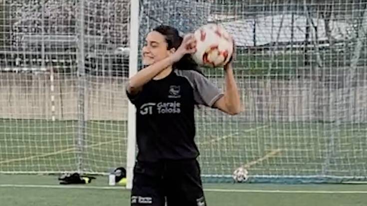 Tolosa CFko futbolariak abilezia jokoan