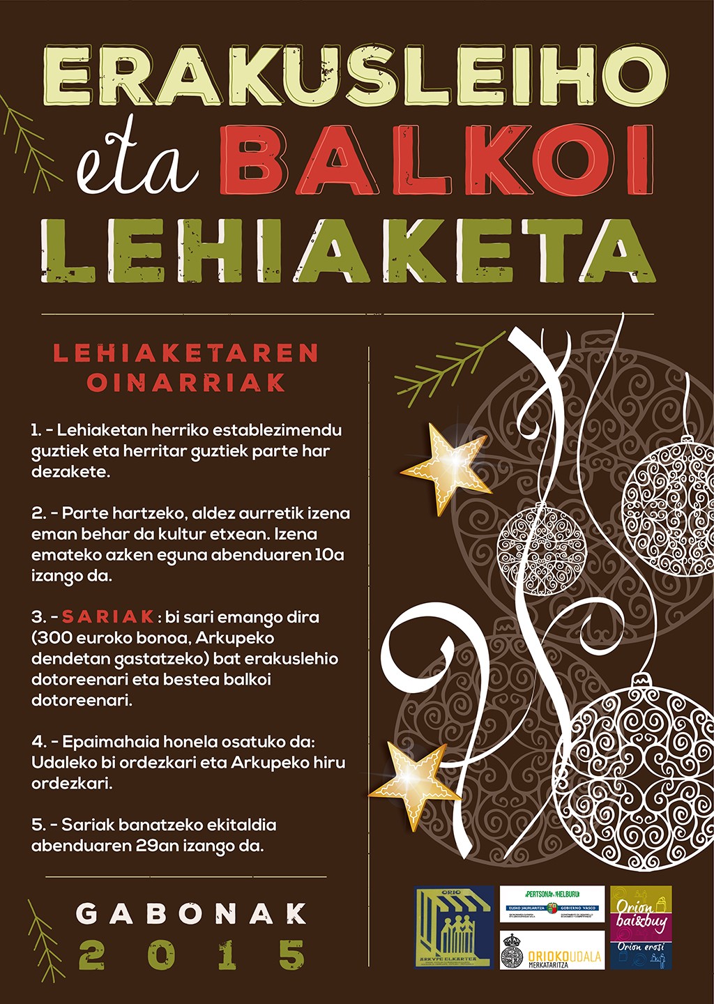 Kartelak: Eskaparate eta balkoi lehiaketa (Ziprist