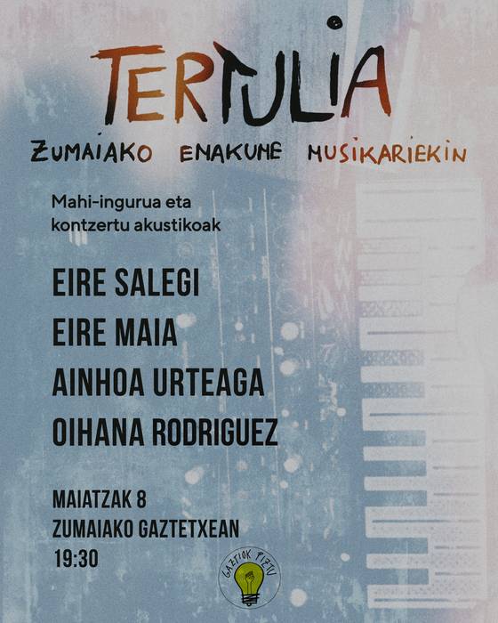 Zumaiako emakume musikariekin tertulia