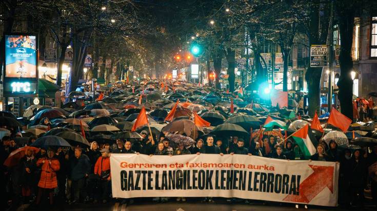 Faxismoaren eta autoritarismoaren aurka Bilbon egingo duten manifestaziora joateko deia zabalduko du GKSk