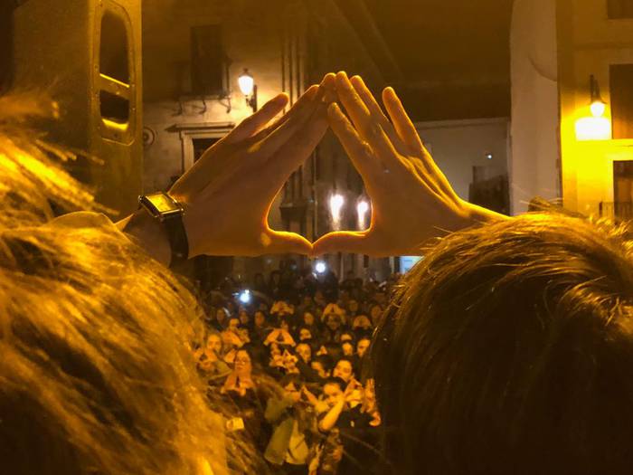 Zarauzko Mugimendu Feminista: "Zorionak erakutsitako indarragatik!"
