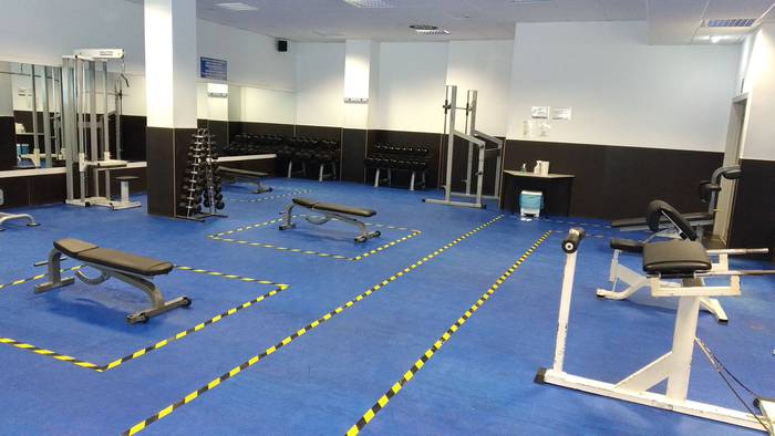 Gaur zabalduko dute pisu libreko eremua fitness aretoan