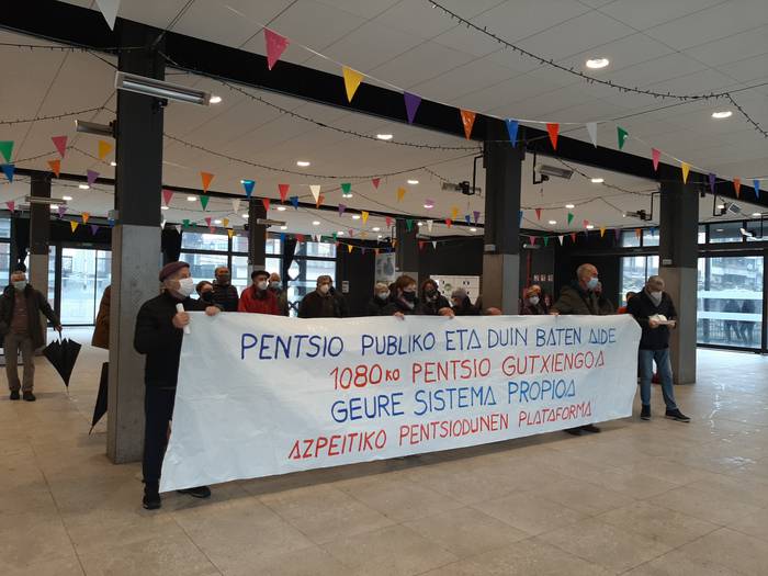 Azpeitiko Jubilatuen eta Pentsiodunen plataformak sinadura bilketa egingo du bihar
