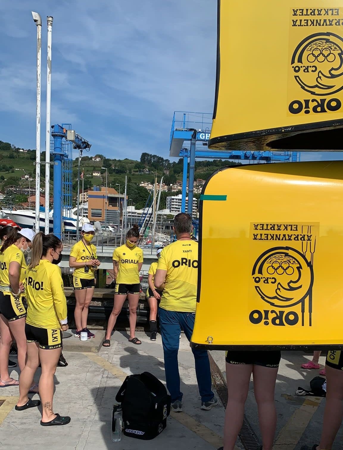 Orioko emakumezkoak bikain Hondarribiako trainerilla estropadan