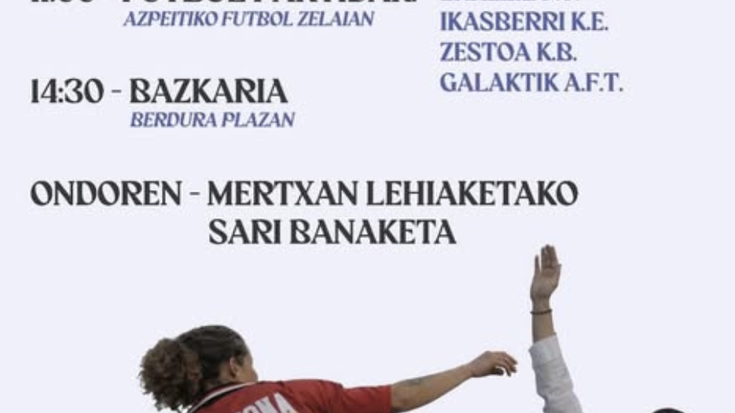 Futbol partidak eta bazkaria: 'Eman ostikoa faxismoari'