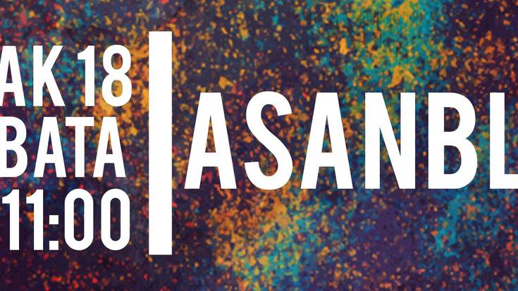 Azaroko asanblada egingo du Gaztetxeak larunbatean