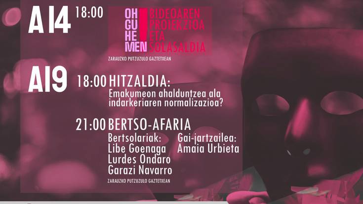 Hitzaldia eta bertso-afaria