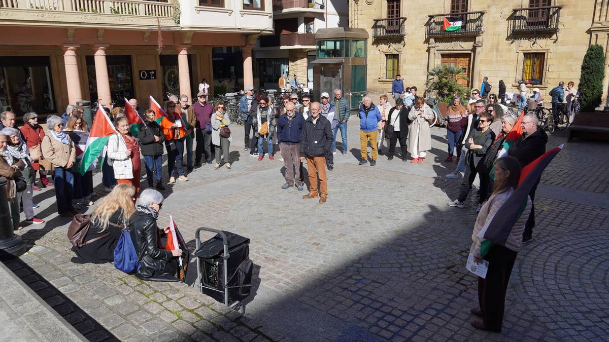 Palestinaren errealitatea zabaldu dute lau haizetara