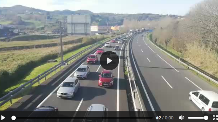 Zirkulazio arazoak daude gaur AP-8an Zarautz parean