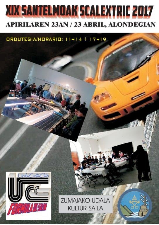 XIX. Scalextric eguna izango da igandean Santelmo festen barruan