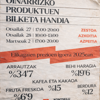Oinarrizko produktuen bilketa