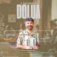 Jokin Beristainen 'Argi Izpiak' hitzaldia: dolua