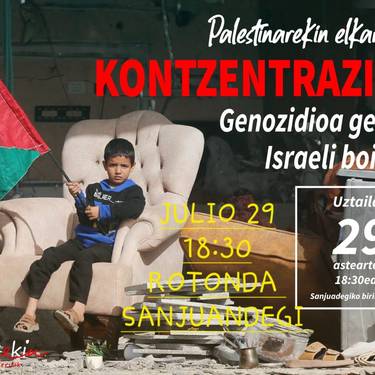 Palestinaren aldeko elkarretaratzea