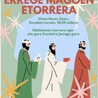 Errege Magoen etorrera Aizarnazabalen