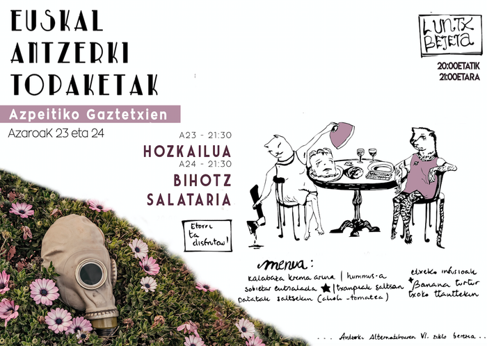 Antzerki topaketen harira, 'Hozkailua' eta 'Bihotz salataria' antzezlanak eskainiko dituzte Azpeitiko Gaztetxean