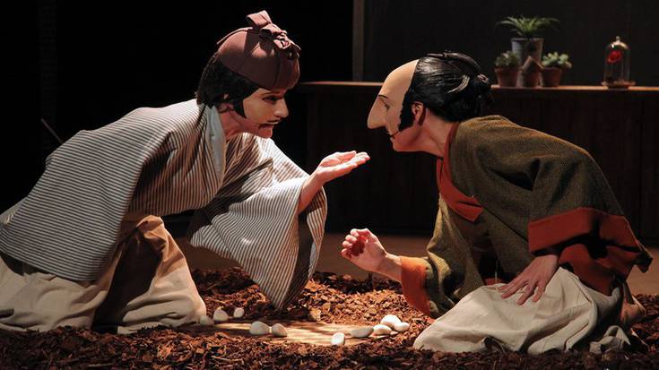 Cyranoren istorioa antzinako Japoniara eramaten duen antzezlana, Aita Marin