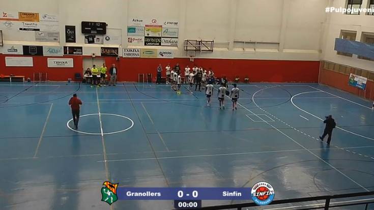 ZUZENEAN: Granollers-Sinfin eskubaloi partida