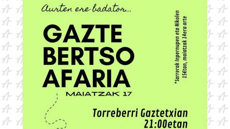 Gazte bertso afaria