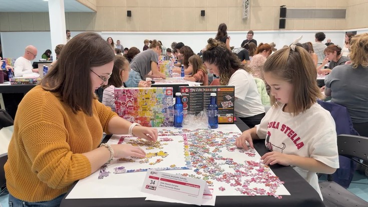 Erantzun bikaina izan du Azkoitiko I. Puzzle Txapelketak