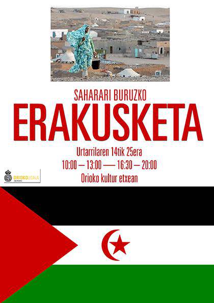 Saharari elkartasuna adierazteko kanpaina abian da