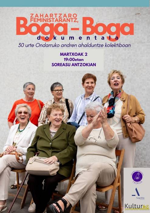 Zinema: 'Zahartzaro feministarantz, Boga-Boga'