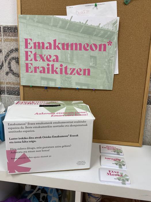 Azken eguna da Orioko Emakumeon* Etxearen izena aukeratzeko