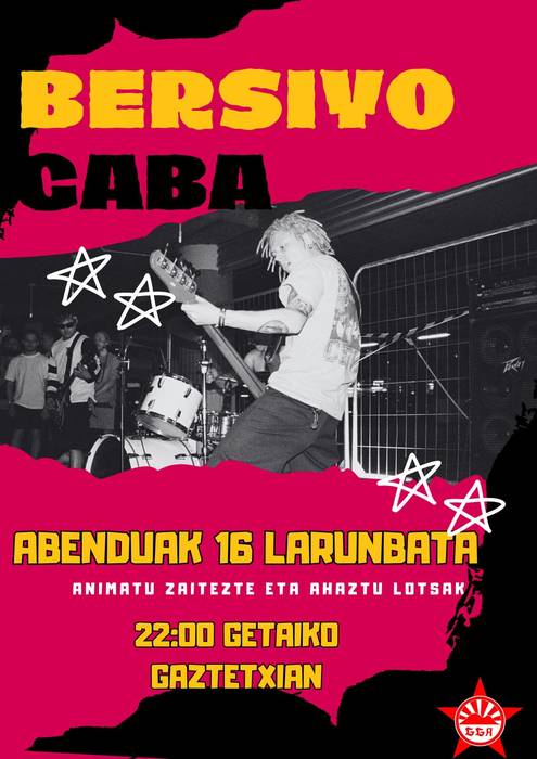 Bertsio gaua izango dute larunbatean Getariako Gaztetxean