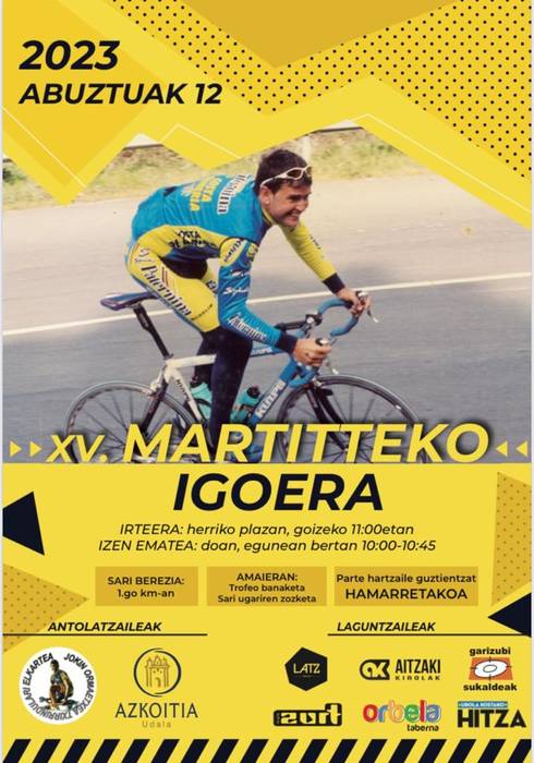XV. Martirietako Igoera
