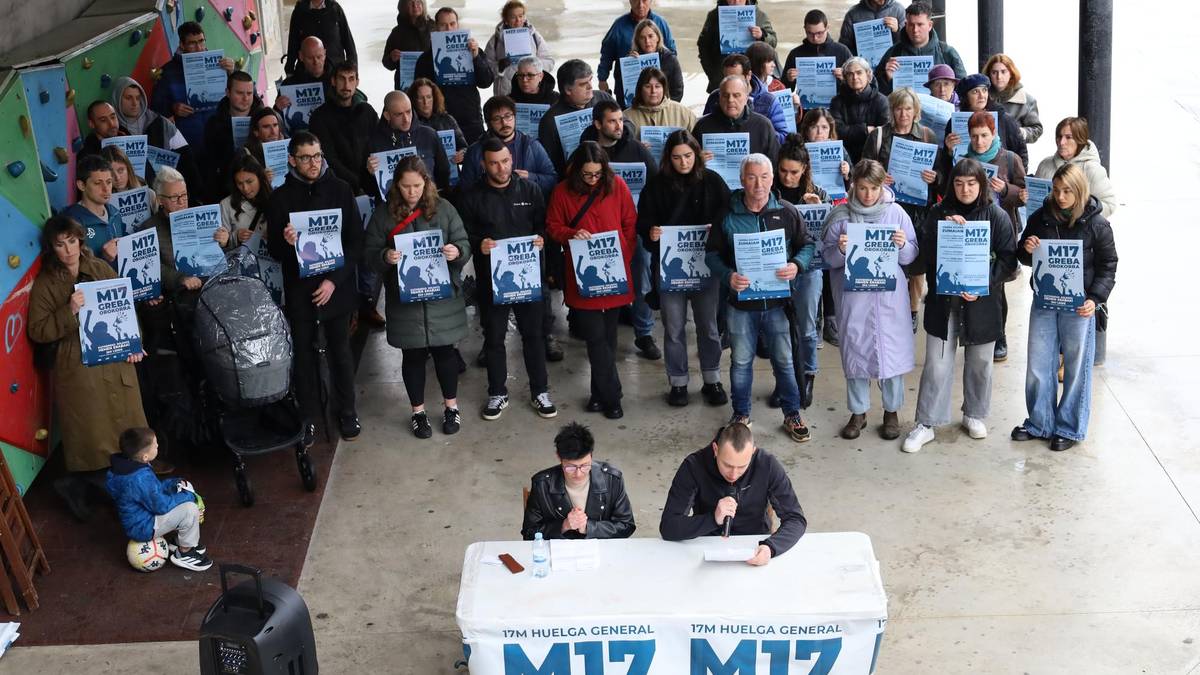 Greba orokorra dela eta, mobilizazio eguna izango da bihar Zumaian