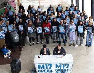 Greba orokorra dela eta, mobilizazio eguna izango da bihar Zumaian