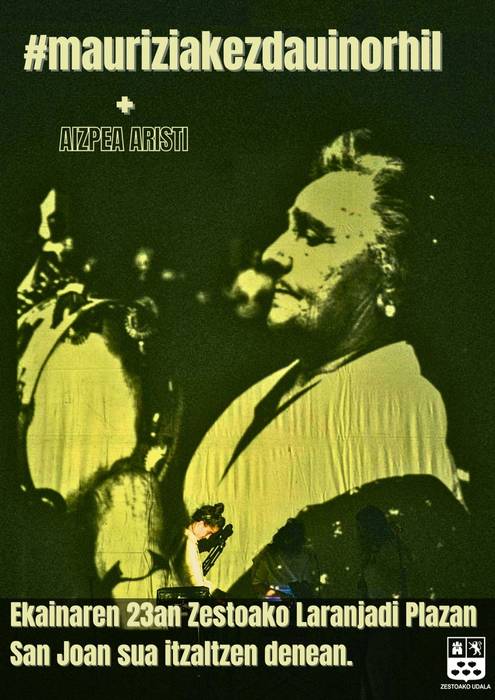 #Mauriziakezdauinorhil eta Aizpea Aristi