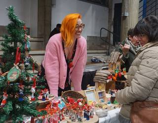 Jendetza elkartu da Aiako Gabonetako Azokan