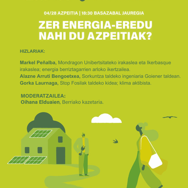 Solasaldia: 'Zer energia eredu nahi du Azpeitiak?'