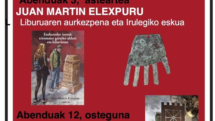 'Euskarazko izenak erromatar garaiko aldare eta hilerrietan' liburuaren aurkezpena