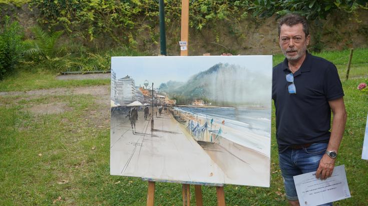 Jose Luis Lopezek irabazi du Aire Zabaleko Pintura Azkarra Lehiaketa