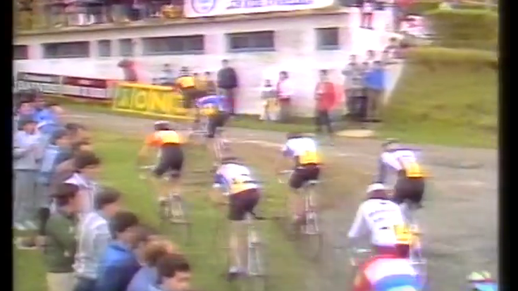 Bideoa: 1987ko ziklokros proba Talaimendin