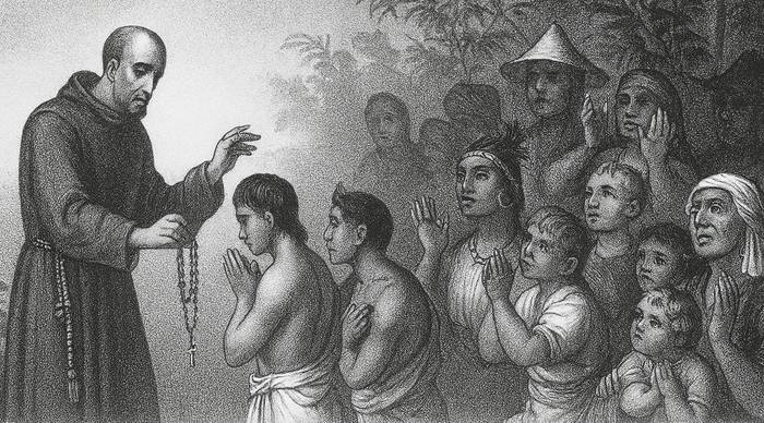 Aita Rodrigo Aganduru misiolaria, idazlea eta marinela