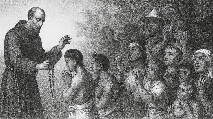 Aita Rodrigo Aganduru misiolaria, idazlea eta marinela