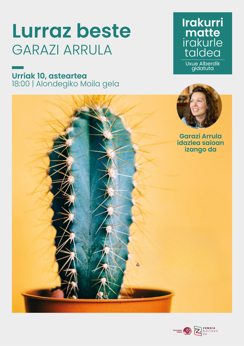 Irakurle taldearen saioa: Garazi Arrularen 'Lurraz beste'